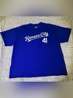 Genuine Merchandise Royal Blue Kansas City Graphic Tee